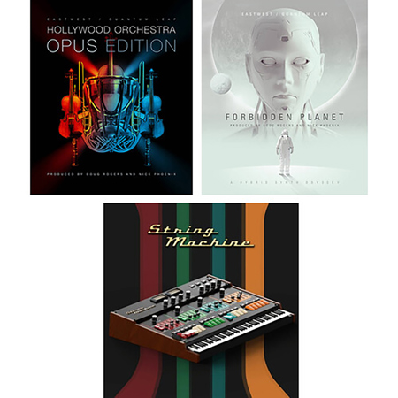 EastWest Hollywood Orchestra Opus Edition, Forbidden Planet and String Machine Virtual Instrument Bundle, Download