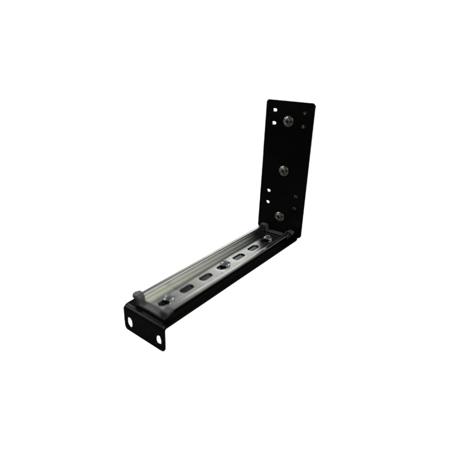 EtherWAN KR-BKZDIN Z-Shaped Horizontal Bracket, Black