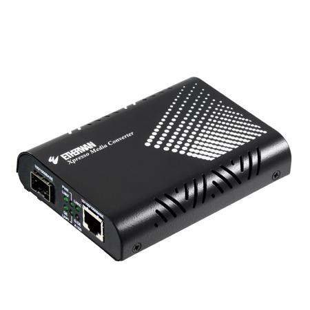 EtherWAN EL2315 10/100/1000BASE-TX to 100/1000BASE-X 2-Rate SFP Media Converter
