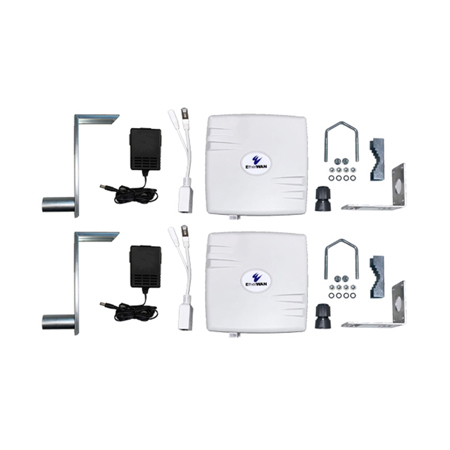EtherWAN EasyLink Series Preconfigured IP67 Wireless Bridge, 2-Pack