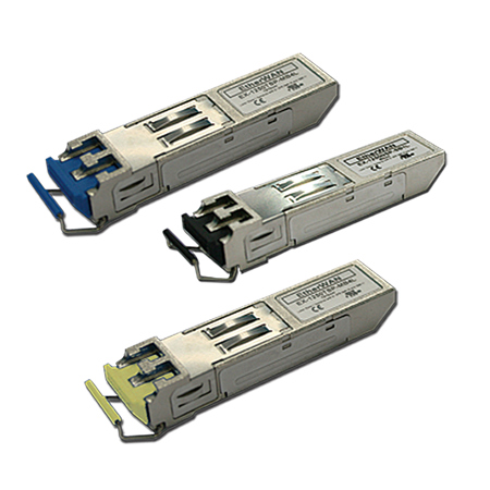 EtherWAN Gigabit 2km 1310nm MM Commercial SFP LC Fiber Transceiver Module, DDM