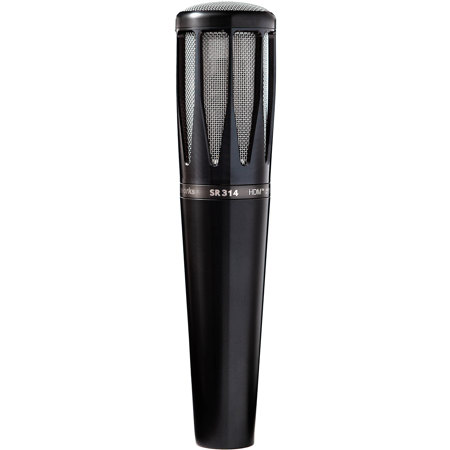 Earthworks SR314 Premium Handheld Live Vocal Cardioid Condenser Microphone, Black with Stainless Mesh