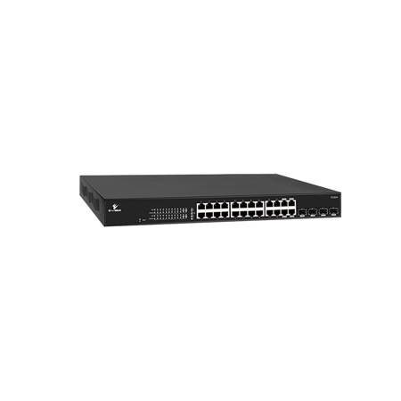 EtherWAN EX19244 460W 24-Port Gigabit Commercial Smart Managed PoE Switch
