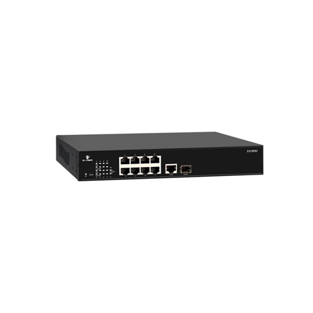 EtherWAN EX19082 240W 10-Port Gigabit Commercial Smart Managed PoE Switch