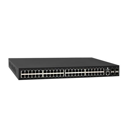 EtherWAN EX26484 V2 860W 48-Port Gigabit Commercial Managed PoE Switch with 4-Port SFP+