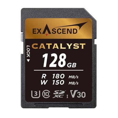 Exascend Catalyst 128GB UHS-I V30 SDXC Memory Card