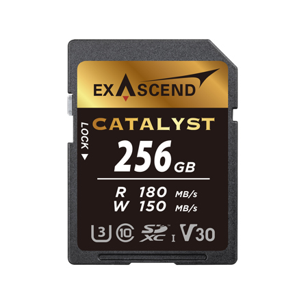 Exascend Catalyst 256GB UHS-I V30 SDXC Memory Card