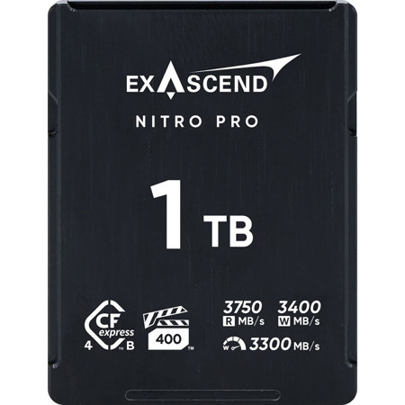 Exascend Nitro Pro 1TB CFexpress Type-B 4.0 Memory Card