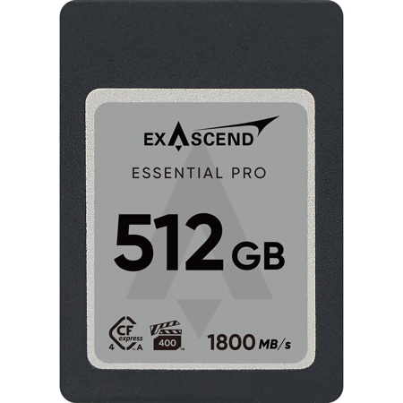 Exascend Essential Pro Series CFexpress Type-A 4.0 Memory Card 512GB