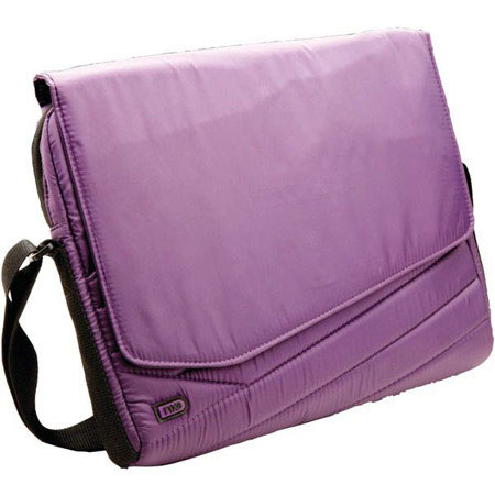 Nxe MicroPuff Messenger Bag Carry Solution, Deep Purple