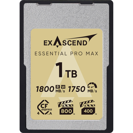 Exascend Essential Pro Max Series CFexpress 4.0 Type-A Memory Card 1TB