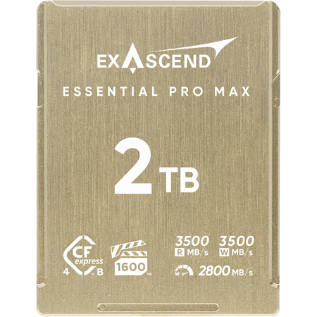 Exascend Essential Pro Max Series CFexpress 4.0 Type-B Memory Card 2TB