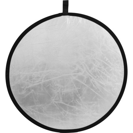 Rogue 32" Collapsible 2-in-1 Reflector, Super Soft Silver/White