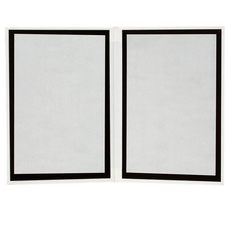 Excel Picture Frame Folio Double, 2 4x6in Photo, White