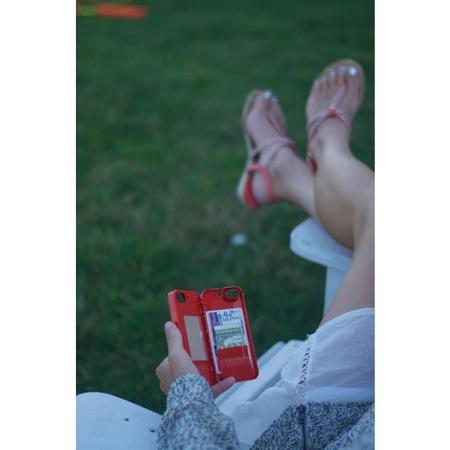 eyn iPhone Storage Case for iPhone 4/4s, Red