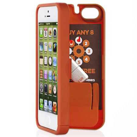 eyn iPhone Storage Case for iPhone 5/5s, Orange
