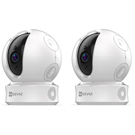 EZVIZ 2 Pack C6C 720p Indoor Pan/Tilt Camera