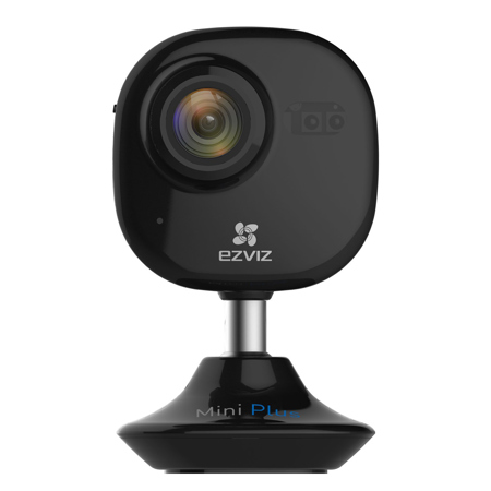 EZVIZ Mini Plus CV-200 1080p Wi-Fi Cloud Camera with 16GB microSD Card, Black