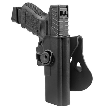 Fab Defense Tactic Skin Slide Cover for Glock 17/22/31/37 Pistols, Black