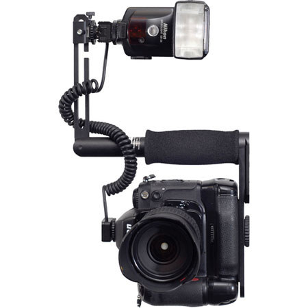 Siegelite Stratos Camera Flash Bracket, 10in Riser Post