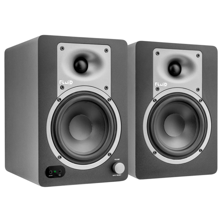 Fluid Audio C50BT 5.25" 84W 2-Way Active Studio Reference Monitor, Pair, Black