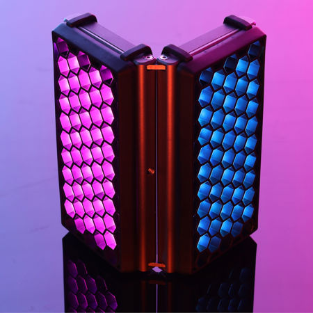 Falconeyes PockeLite F7 Fold RGB/HSI Light with Honeycomb Grids
