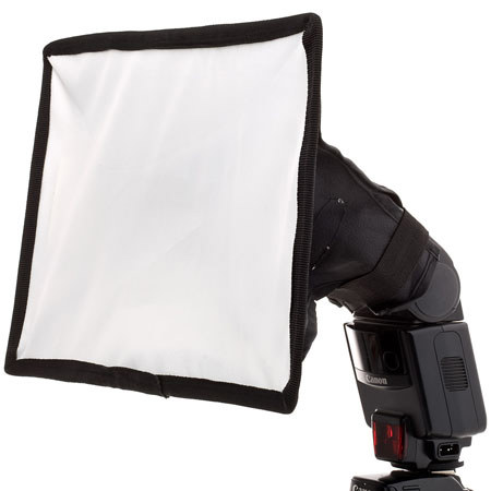 Flashpoint Mini SoftBox 12x8" Diffuser, Large, for Shoe Mount Flashes