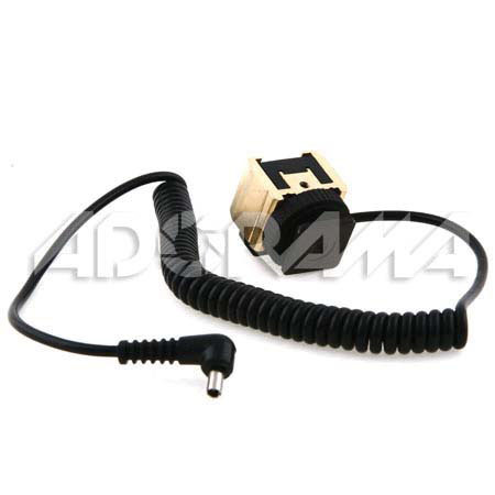 Adorama Off-Camera Coiled Flash Cord (3.28 ft. Max) for Standard Manual Flash with PC Plug