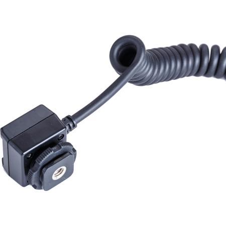 Adorama RS0447P Off-Camera TTL Coiled Flash Cord, 3ft
