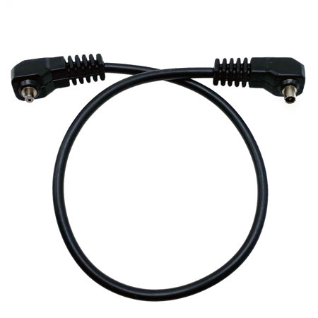 DLC DL-1530 12" Male PC to Female PC Straight Flash Cord, Black
