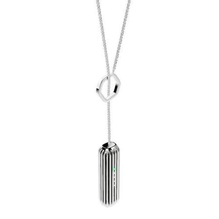 Fitbit Luxe Lariat Pendant for Flex 2 Activity Tracker, Silver