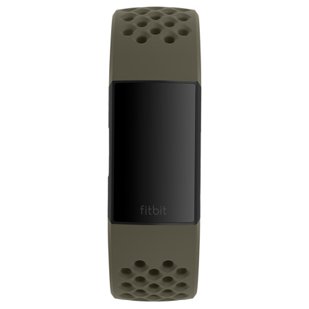 Fitbit Sport Band for Charge 4 & Charge 3 Tracker, Evergreen, Large