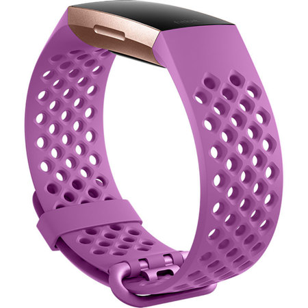Fitbit Charge 3 Sport Band, Berry, Large