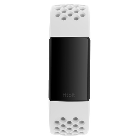Fitbit Sport Band for Charge 4 & Charge 3 Tracker, Frost White, Small