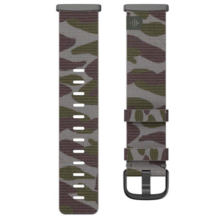 Fitbit Sense & Versa 3 Woven Band, Small, Camo