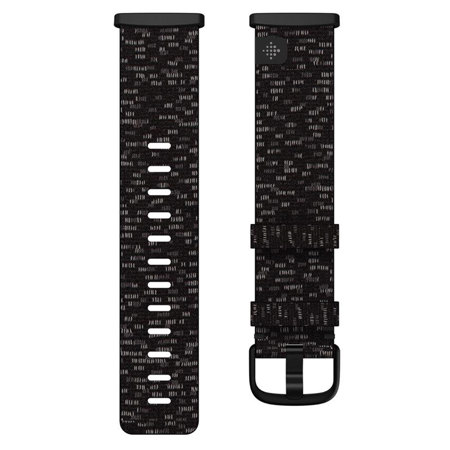 Fitbit Sense & Versa 3 Woven Band, Small, Charcoal