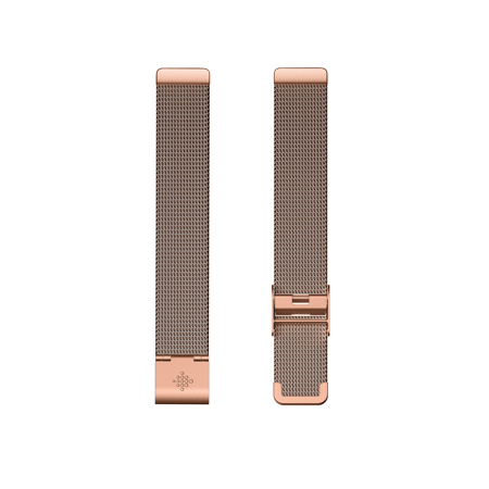 Fitbit Inspire 2 Stainless Steel Mesh Band, Rose Gold