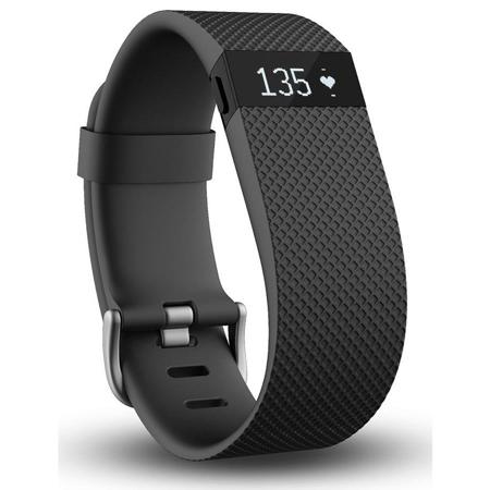 Fitbit Charge HR Activity + Heart Rate + Sleep Wristband, Large, Black
