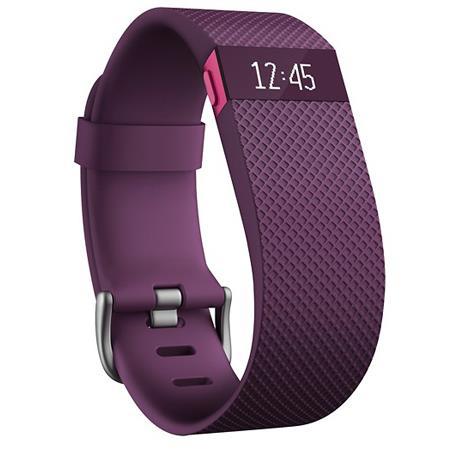 Fitbit Charge HR Large Wireless Heart Rate + Activity Tracker Wristband, Plum