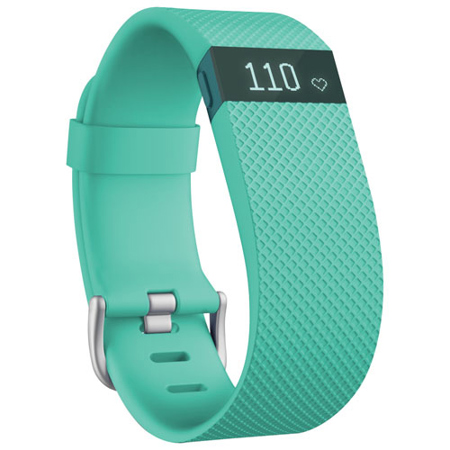 Fitbit Charge HR Large Wireless Heart Rate + Activity Tracker Wristband, Teal