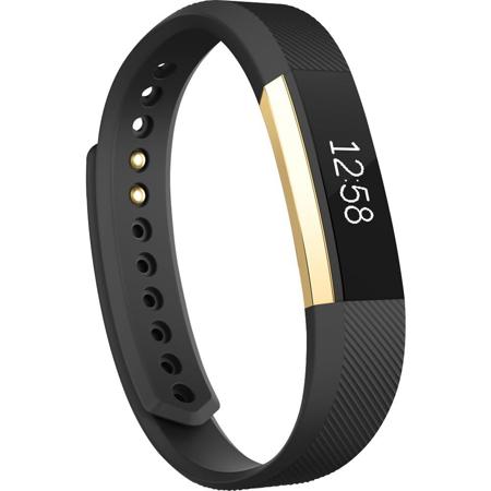 Fitbit Alta Activity Tracker Small Gold Black FB406GBKS Adorama