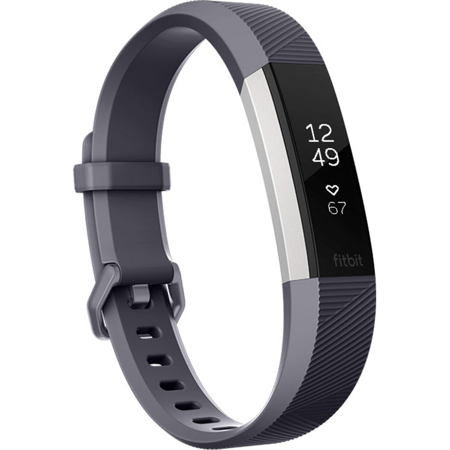 Fitbit Alta HR Activity Tracker, Large, Blue Gray