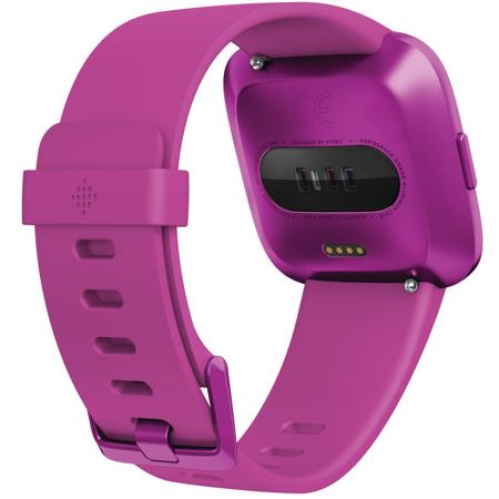 Fitbit Versa Lite Fitness Watch, Mulberry/Mulberry