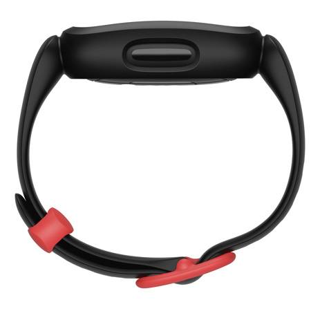 Fitbit Ace 3 Activity Tracker, Black/Racer Red