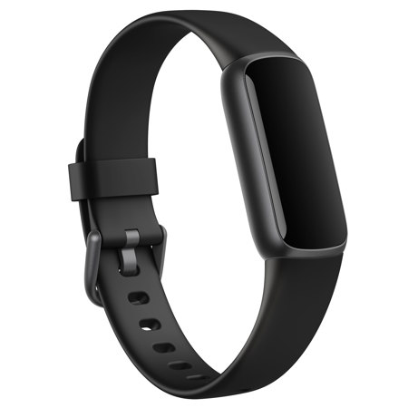 Fitbit 2x Luxe Fitness and Wellness Smartwatch, Black/Graphite & Orchid/Platinum