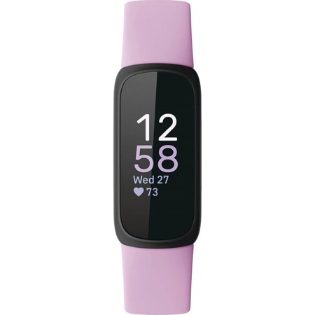 Fitbit Inspire 3 Health and Fitness Tracker, Lilac Bliss/Black
