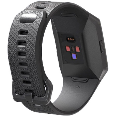 Fitbit Ionic Fitness Watch Charcoal Smoke Gray FB503GYBK Adorama
