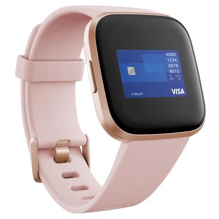 Fitbit Versa 2 FB507RGRW Health and Fitness Smartwatch (Bordeaux & Copper  Rose)