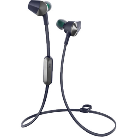 Fitbit Flyer Wireless Fitness Headphones with Mic, Nightfall Blue