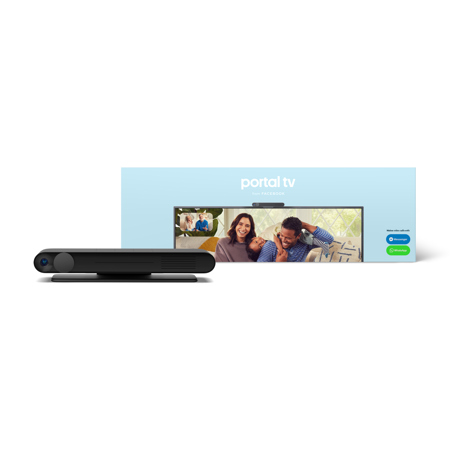 Facebook Portal TV Smart Video Calling with Built-In Alexa, Black